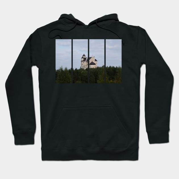 The Royal Castle of Bobolice was built in the early 14th century by king Casimir III the Great. Hoodie by fabbroni-art